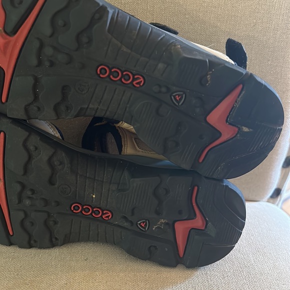 ECCO Women’s Adjustable Sport Leather Sandals Tan Black Size 10-10.5 (41) - Picture 10 of 10